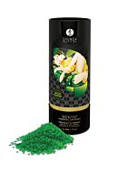 Ventes de Sels de Bain Shunga Fleur de Lotus 500g - Mer Morte - Vert - Parfum Sensuel