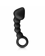 Buttplug ASSS liège 10 cm noir p-spot