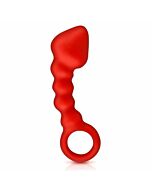 Asss Buttplug liège rouge 10 cm p-spot