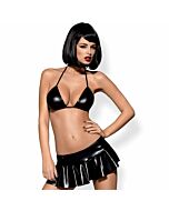 Obsydian Skirty réglé noir s / m