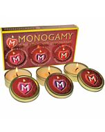 Monogamt Septembre 3 bougies de massage