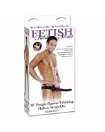 Fetish Fantasy Harness trou lilas avec vibration réglable 23,4 cm