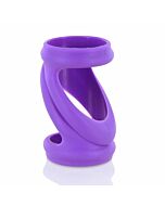 gaine de pénis lilas humide svelte