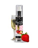 Secretplay - Huile de Massage Fraise & Champagne 50 ml