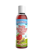 Huile Professionnelle Fraise et Rhubarbe 150ml de Vincen & Michael