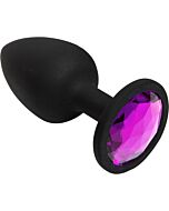 Booty Bling Spade Petit Plug en Silicone Rose à Bijoux - Stimule visuellement votre partenaire