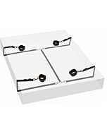 Attaches de lit noir