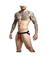 DNGEON Chaîne Jockstrap Rouge - Jockstrap avec des détails de chaîne