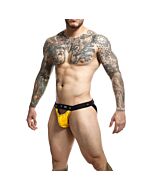 DNGEON Peekaboo Jock Jaune - Sous-vêtements sportifs-érotiques