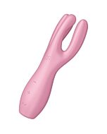 Satisfyer Threesome 3 Vibromasseur Rose - 3 Moteurs Puissants