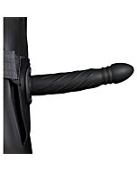 Aïe! Gode Ceinture Creux Tressé Noir 8'' - Sex Shop