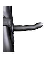 Ouch - Harnais creux courbé métallisé - 8'' / 20 cm