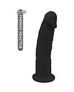 Dildo Real Love 7,5 "Noir - Silicium Premium Double Densité