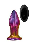 Vibromasseur Anal en Verre avec Télécommande GlamPlug