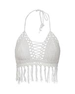 Bikini Blanc Tissé Sexy