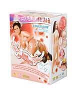 Réel Doll Eva Angelina avec Vibromasseur