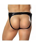 puissance Homme jockstrap regard noir humide