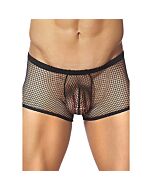 Boxer Homme réseau électrique noir