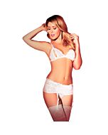 Kiss me Peek un ensemble blanc boo de 3 pièces