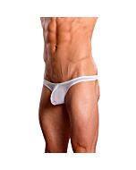 puissance Homme string transparents blancs