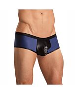 pouvoir boxer Homme fermeture éclair noir-bleu