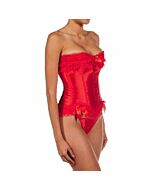 freya corset rouge