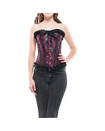 Intimax - corset pourpre emie