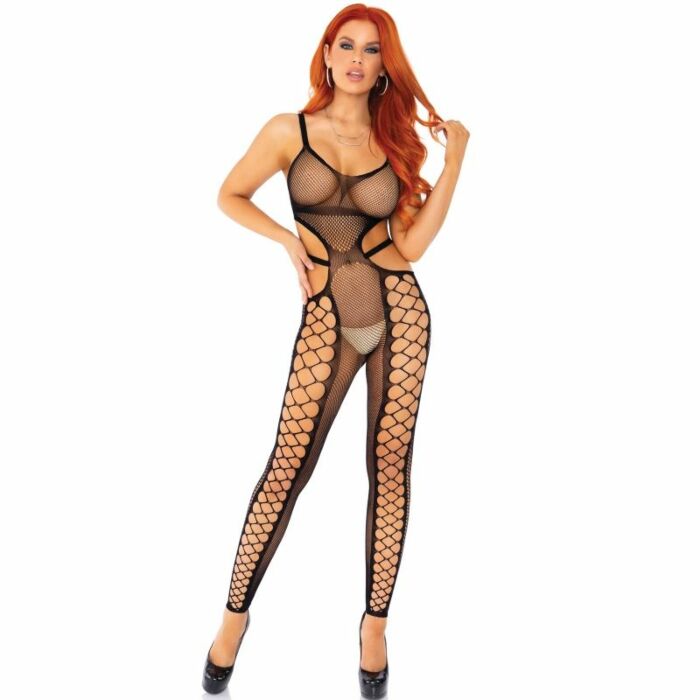 Leg avenue net footless bodystocking talla unica