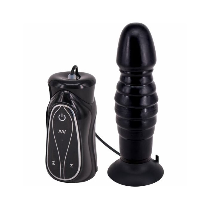 Pleasure thrust plug vibrador - negro