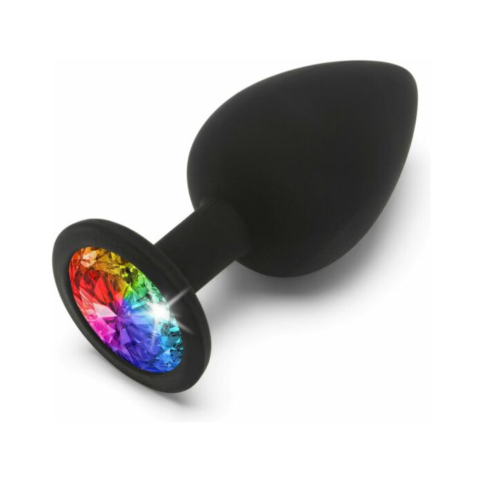 Rainbow Booty Jewel Grande - Negro