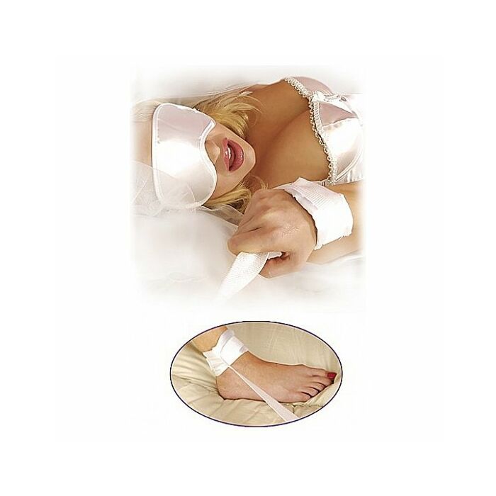 kit de bondage satin blanc Fetish
