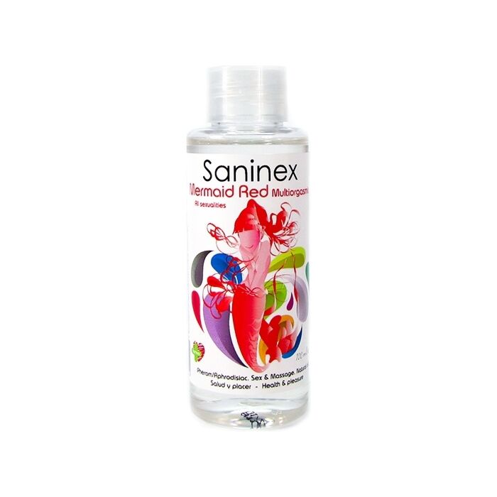 Saninex Mermaid Red Multiorgasmic - Huile Sex & Massage 100ml