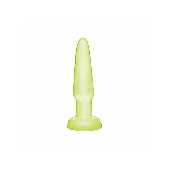 Basix gélatine mini-anal bouchon 9 cm luminescent