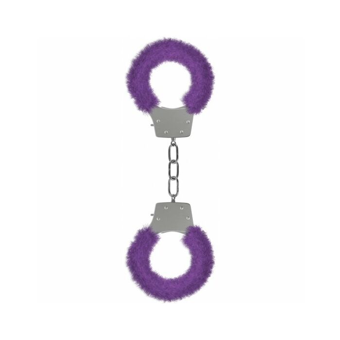 menottes plaisir Ouch avec lilas en peluche