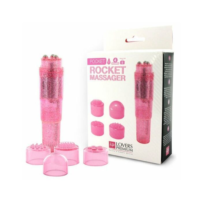 Loverspremium - pocket rocket masajeador rosa