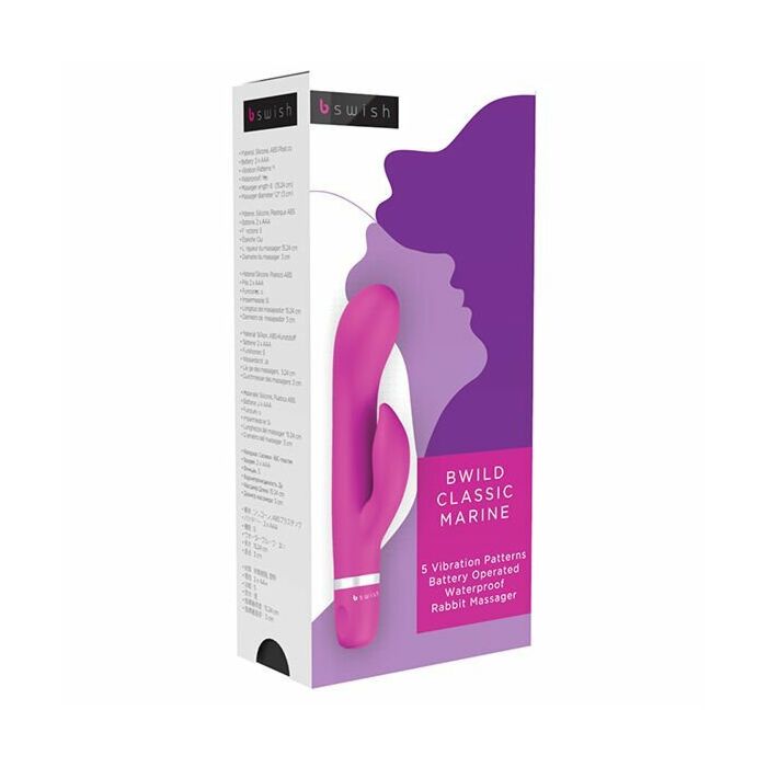 Vibromasseur Lapin Marin Cerise.