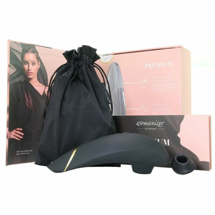 WOMANIZER PREMIUM ESTIMULADOR CLITORIS NEGRO