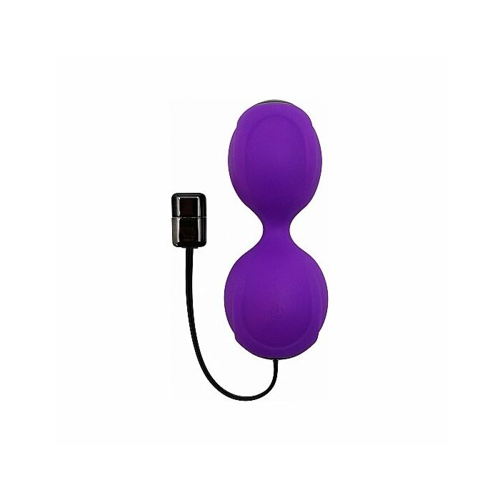 Kegel vibe balls - bolas de silicona con vibración - morado
