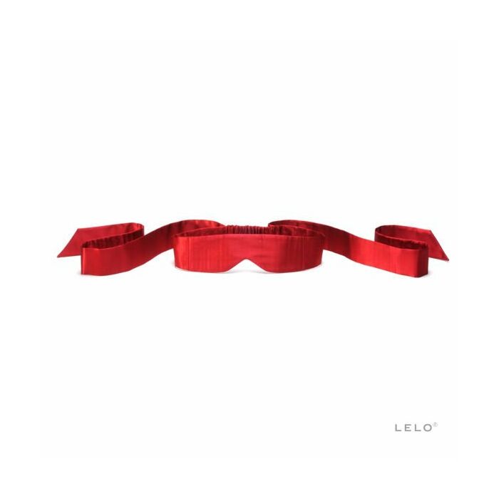 Lelo rouge bande de soie pour les yeux intimes