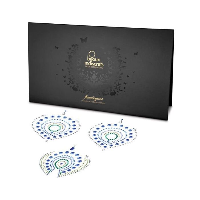 Bijoux indiscrets flamboyant bleu et vert