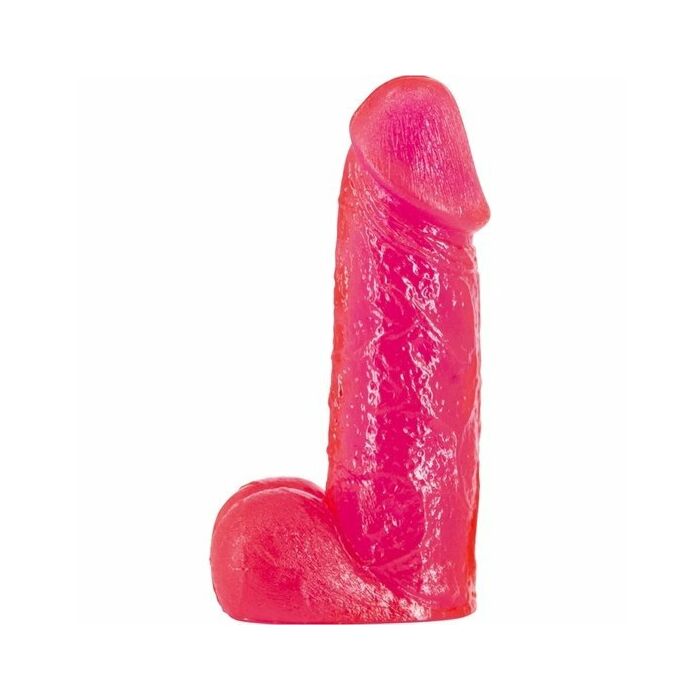 Pénis réaliste avec testicules - 15cm - rouge