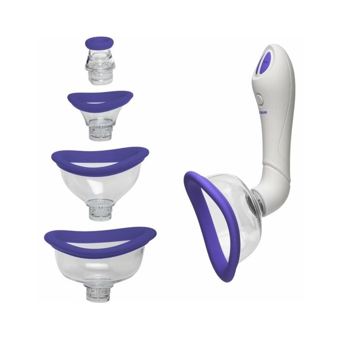 Bloom - Ventouse Clit & Nipple / Violet, Blanc