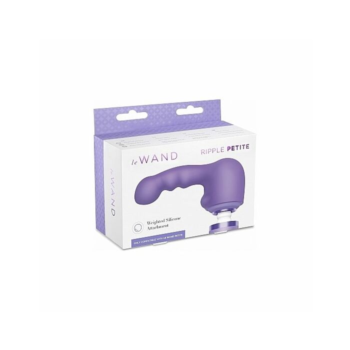 Le wand petite ripple acople silicona - violeta
