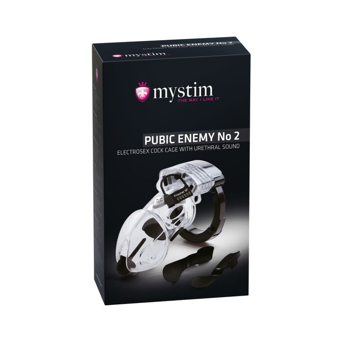 Ceinture de chasteté pubic ennemi n ° 2 cock cage