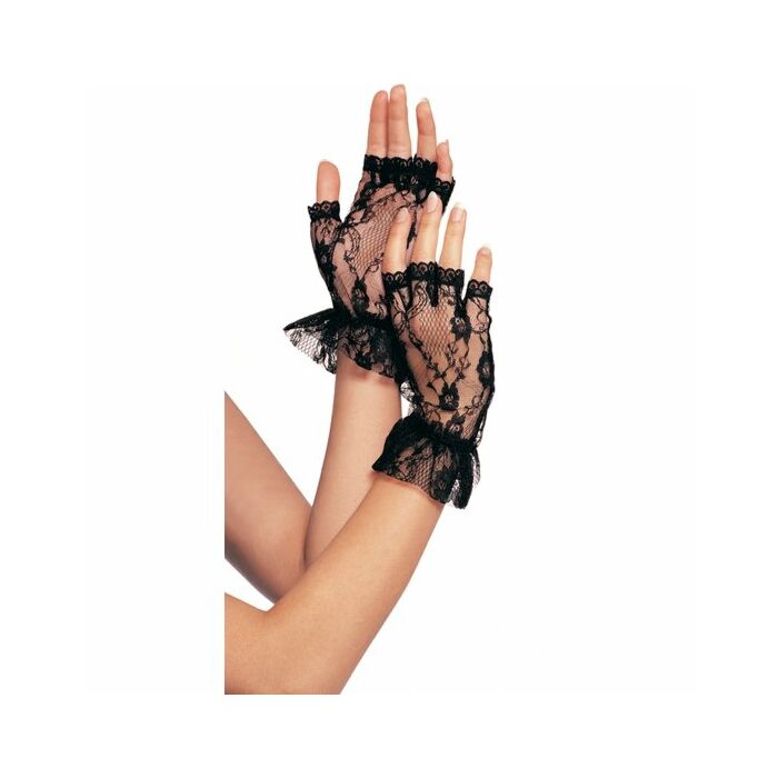 Mitaines en Dentelle Noire