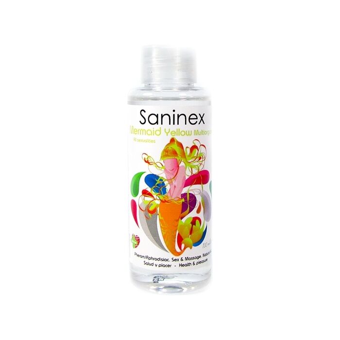 Saninex Mermaid Yellow Multiorgasmic - Huile Sex & Massage 100ml