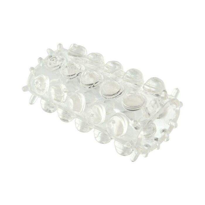 Couverture de Super extensible pour pénis transparent texturé