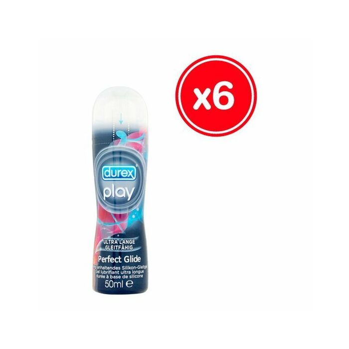 Durex jeu parfait 50 ml de glissement (6 pièces)
