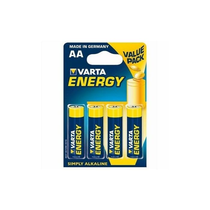 Varta energy pila alcalina aa lr6 blister*4