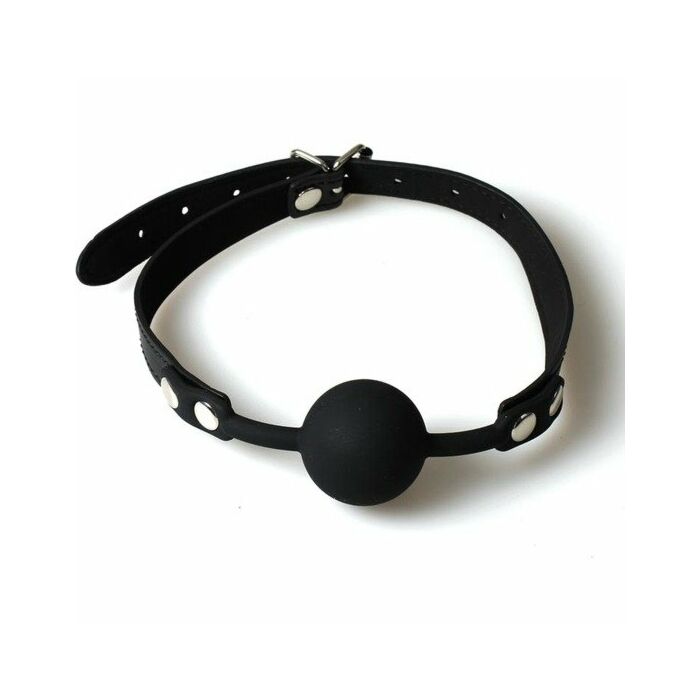 silicone noir balle gag